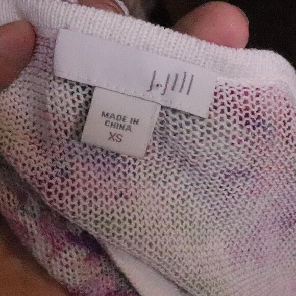 J. Jill | Floral Gauze Knit Top XS - Picture 5 of 6